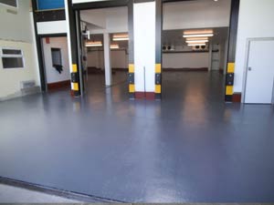 Completed dairy floor restoration into cold storage Completed dairy floor restoration into cold storage